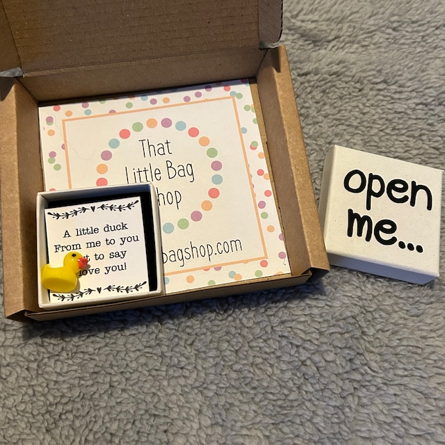 I Love You Gift, Duck Gift, Matchbox Gift