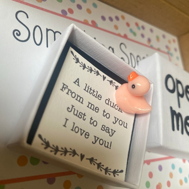 I Love You Gift, Duck Gift, Matchbox Gift