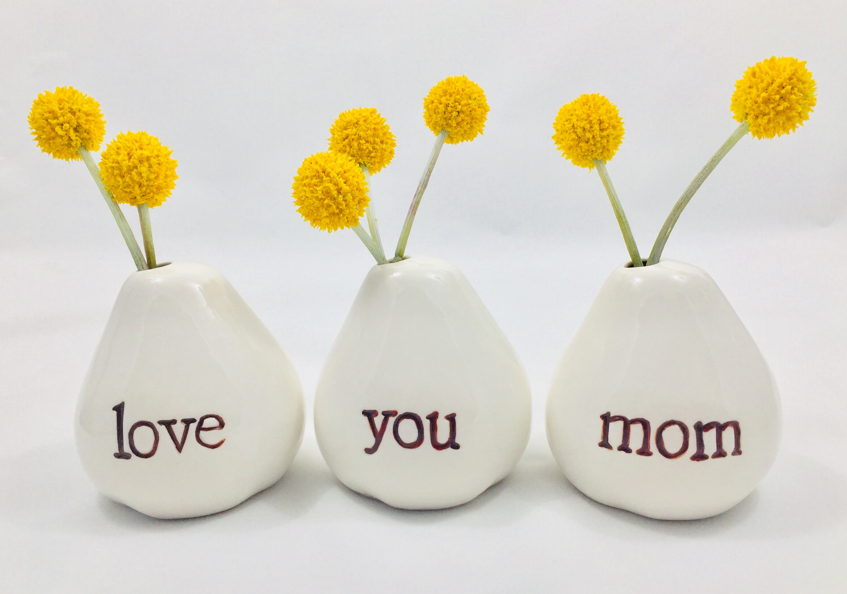 Love You Mom Vases For Flowers 