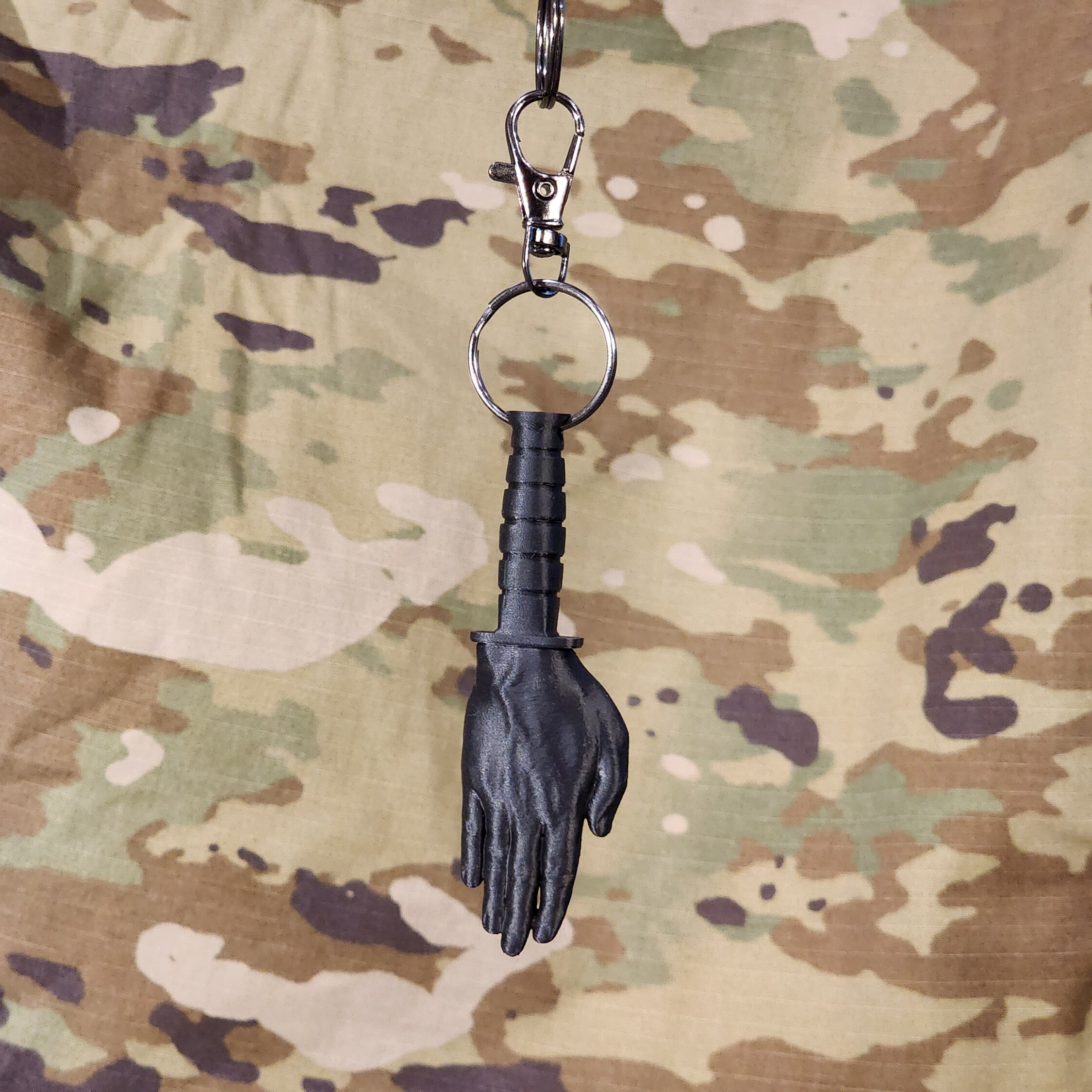 Knife Hand Keychain Great Military gift for Army, Marines, Navy, Air