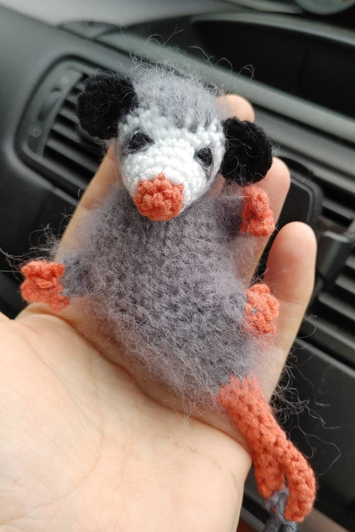 Opossum car accessories, dashboard decor