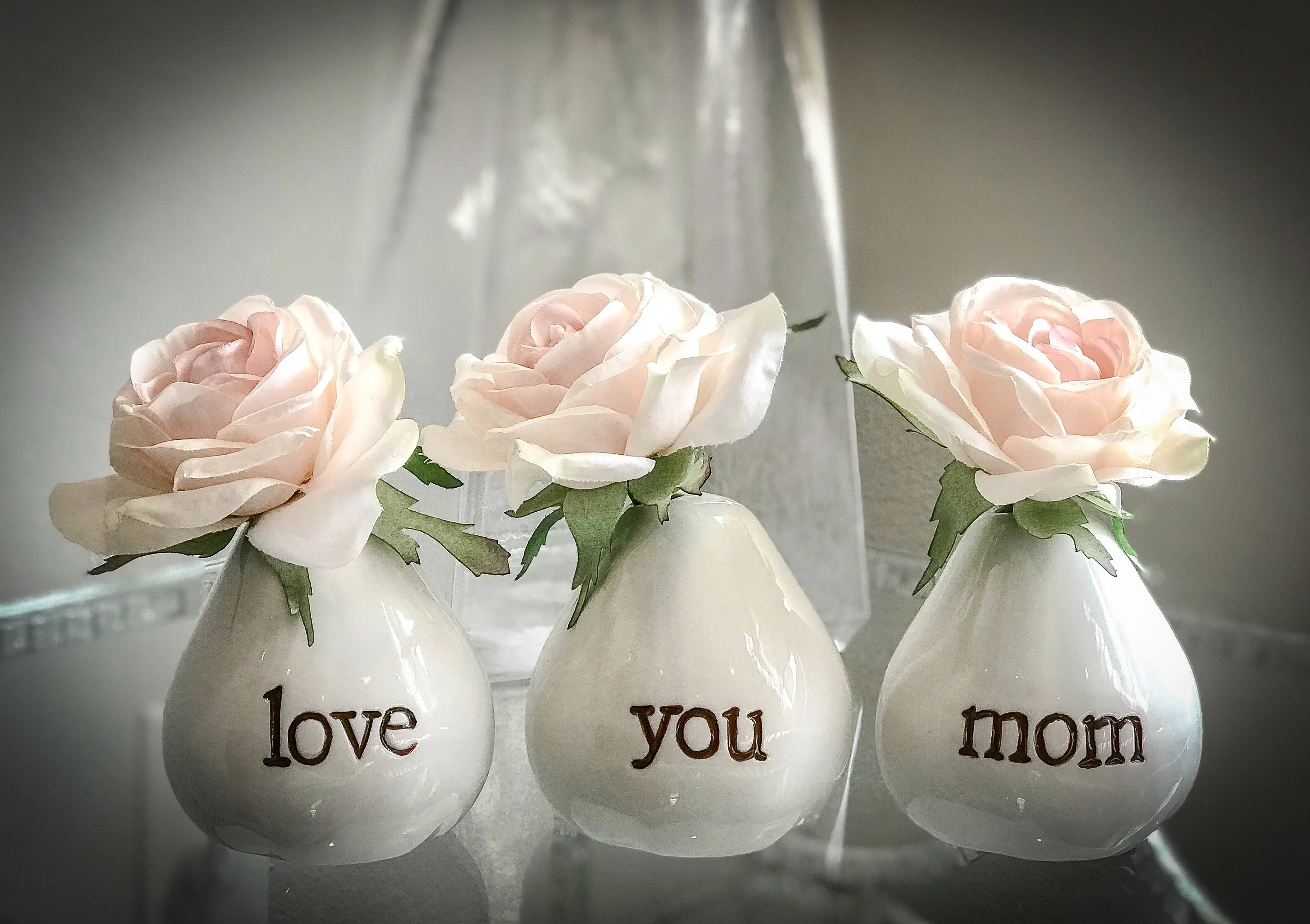 Love You Mom Vases For Flowers 