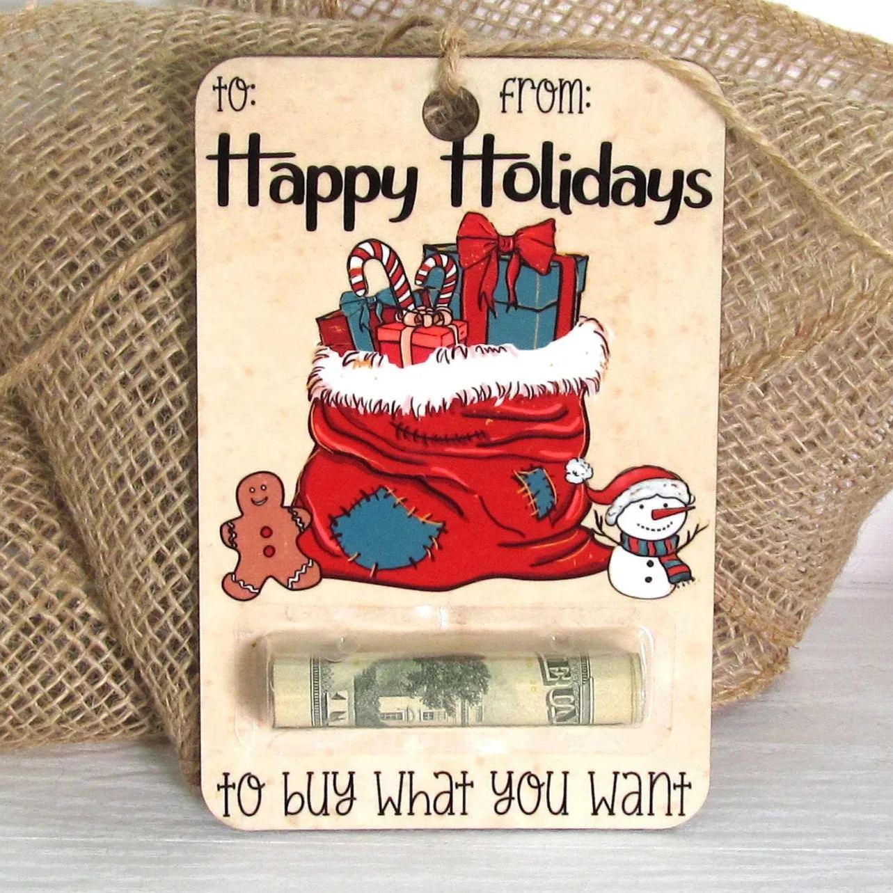 🎅2024 CHRISTMAS GIFT--💸Christmas Money Holders Gift
