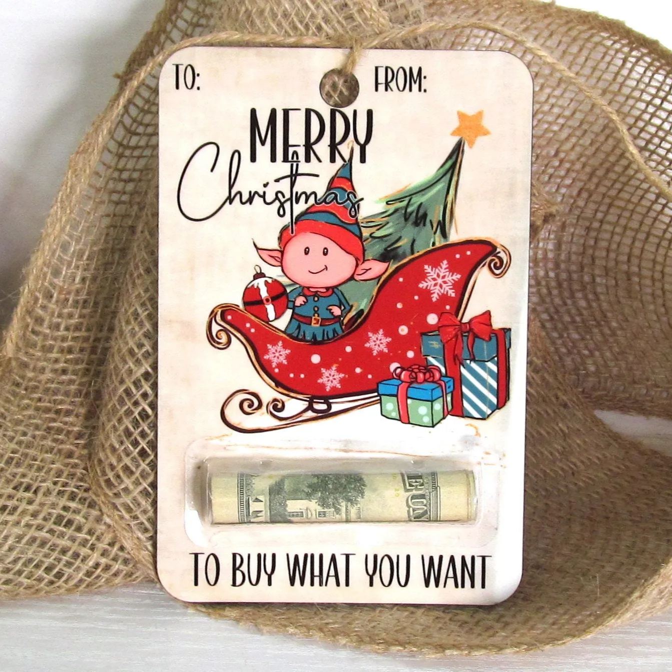 🎅2024 CHRISTMAS GIFT--💸Christmas Money Holders Gift