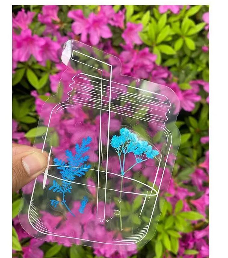 🌼DIY Transparent Dried Flower Bookmarks