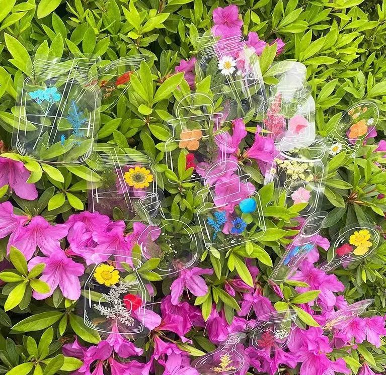 🌼DIY Transparent Dried Flower Bookmarks