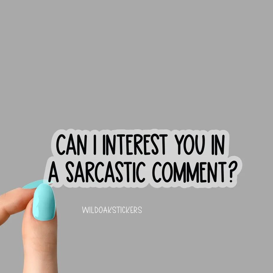 Funny Stickers, Sarcasm Stickers