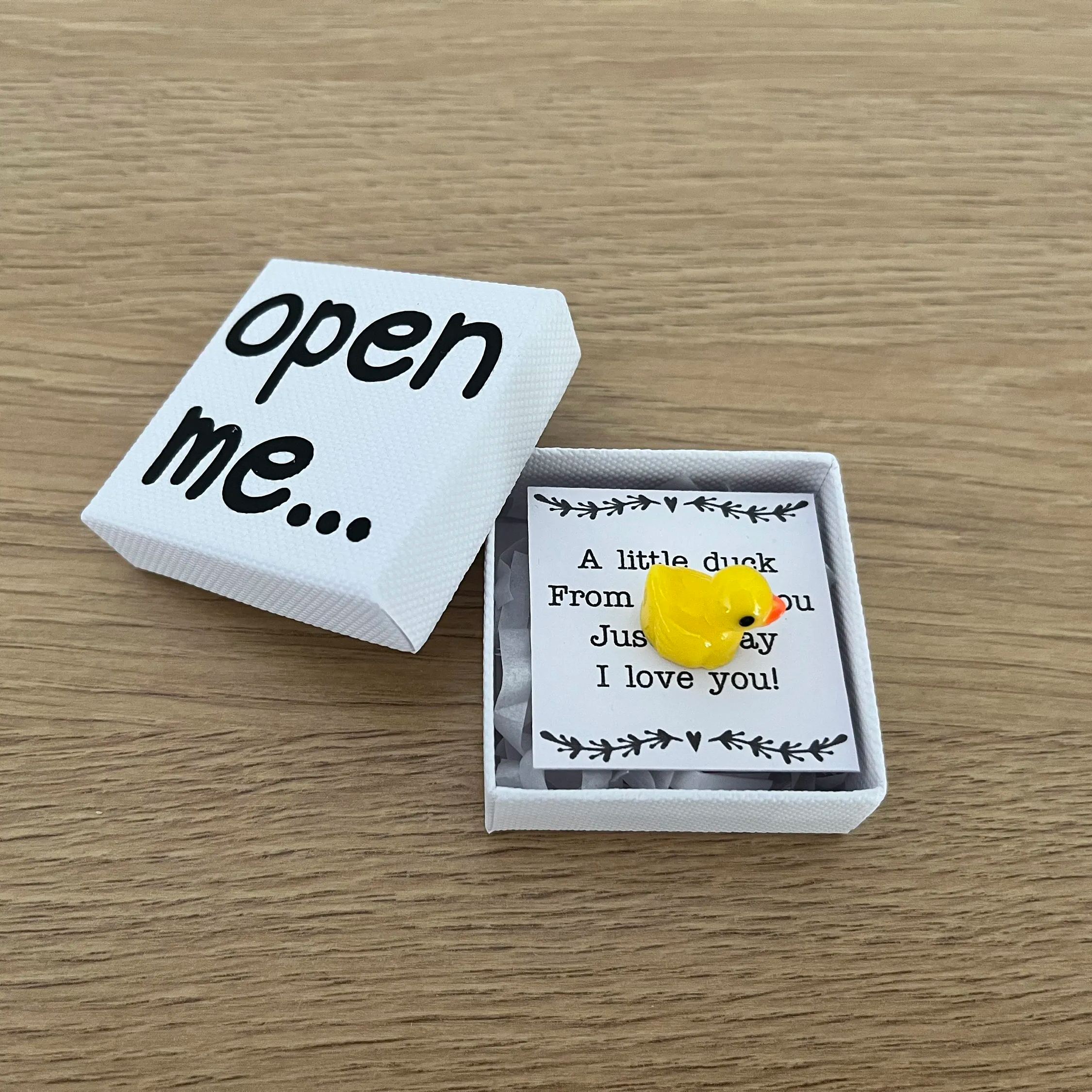 I Love You Gift, Duck Gift, Matchbox Gift