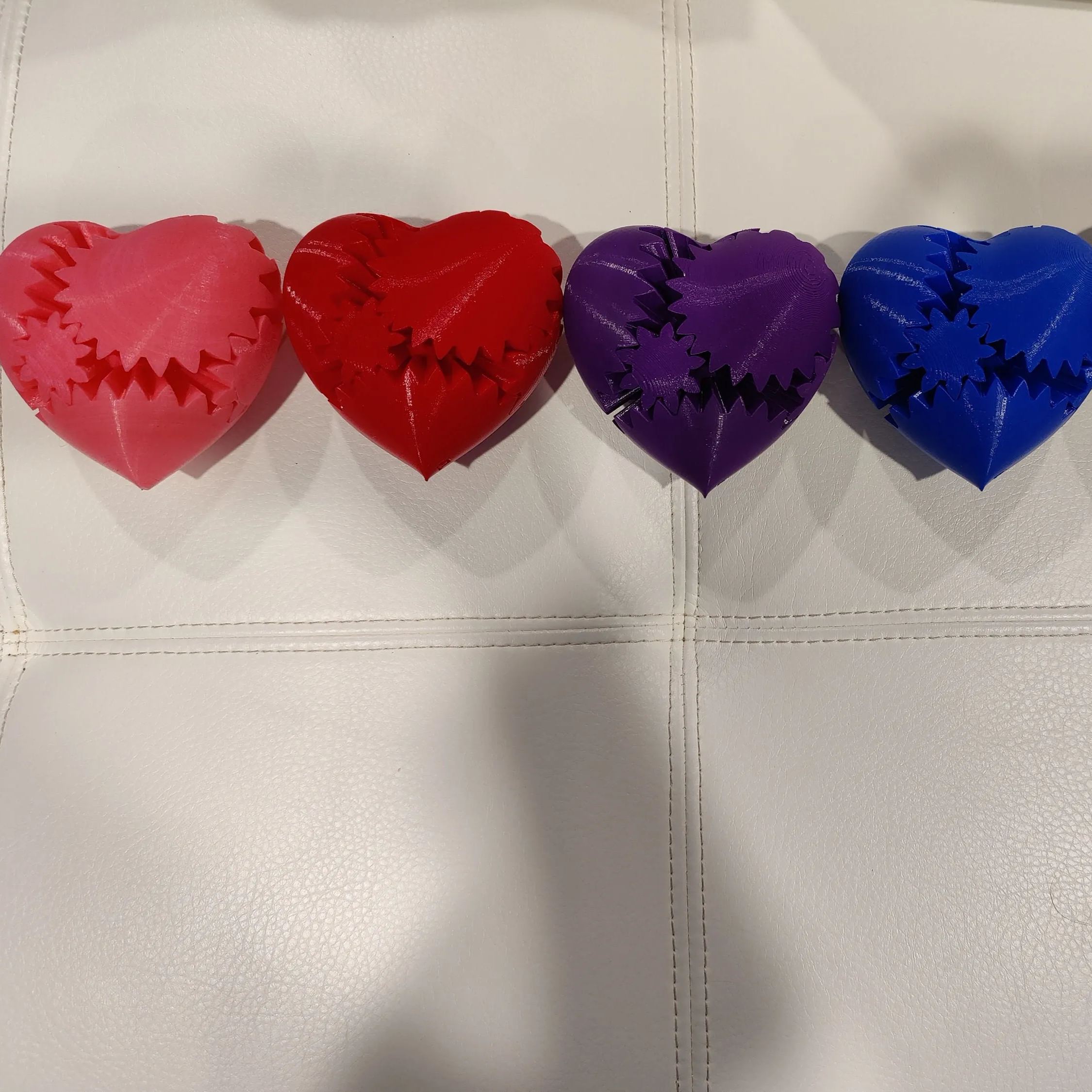 3D Printed Heart Gears