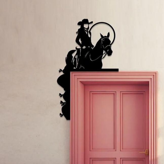 🎄2024 New Year gift--Cowboy welcome door corner