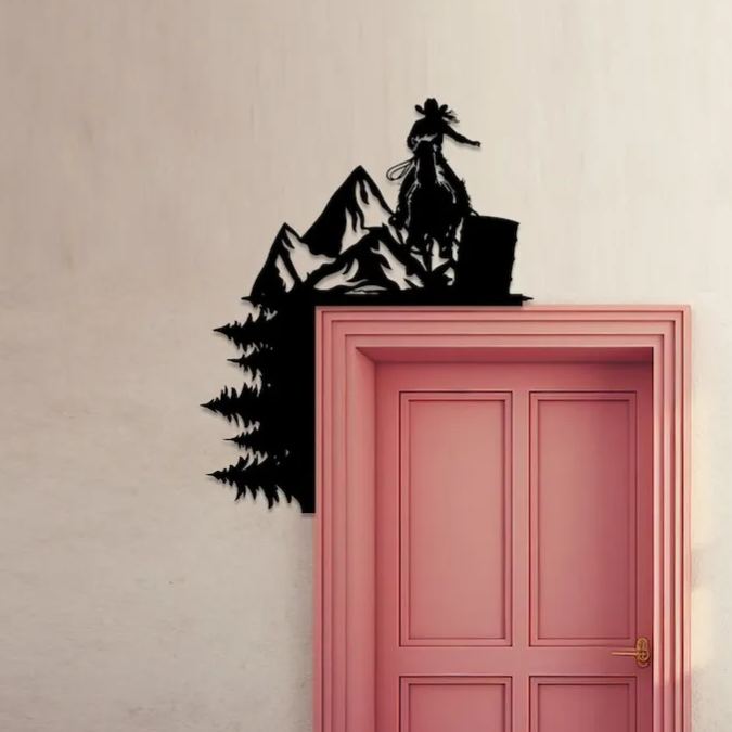 🎄2024 New Year gift--Cowboy welcome door corner