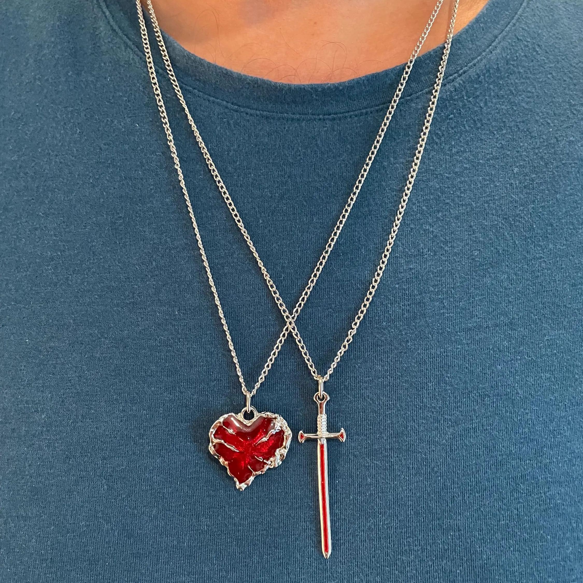 Matching Couple Necklace, Lovers Jewelry