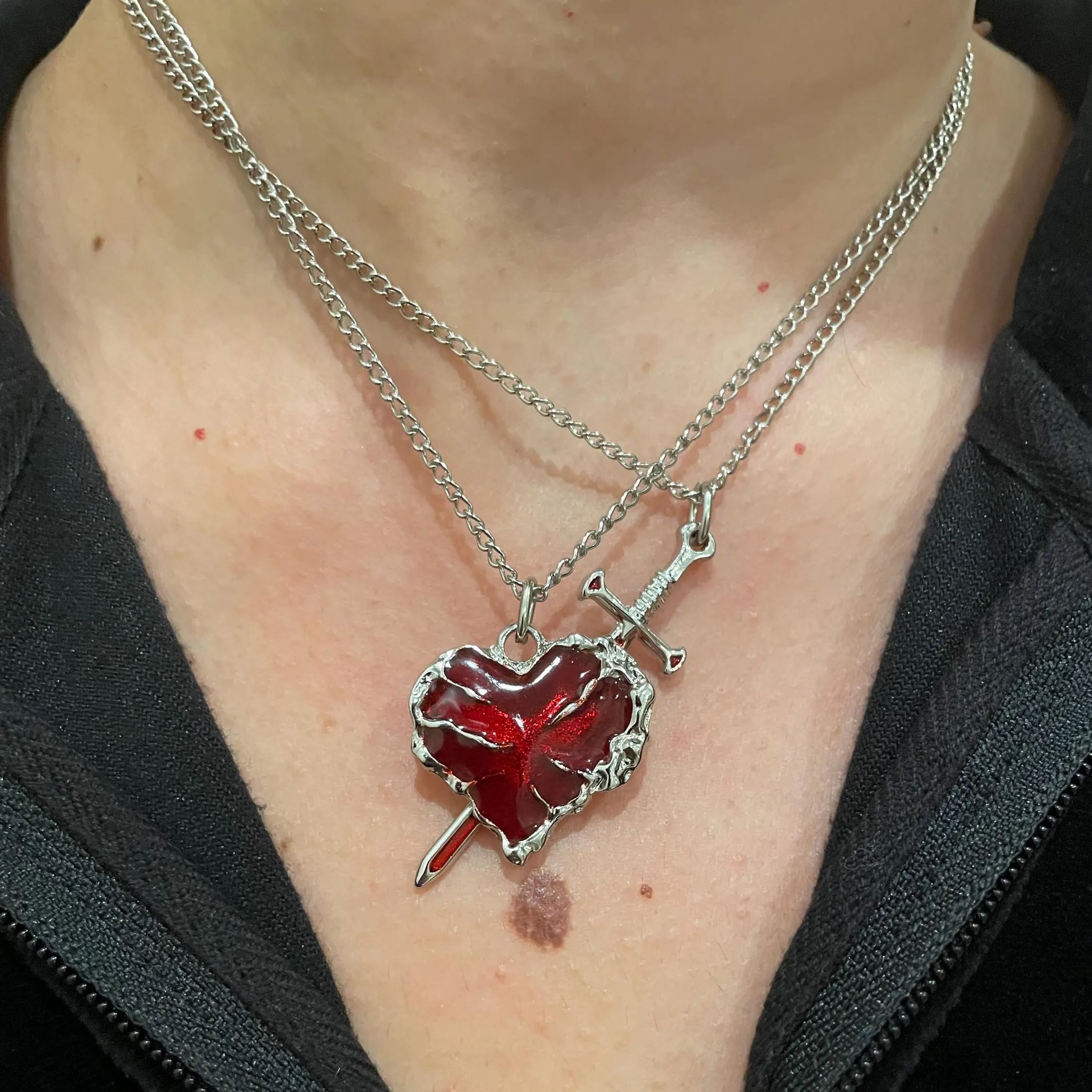 Matching Couple Necklace, Lovers Jewelry