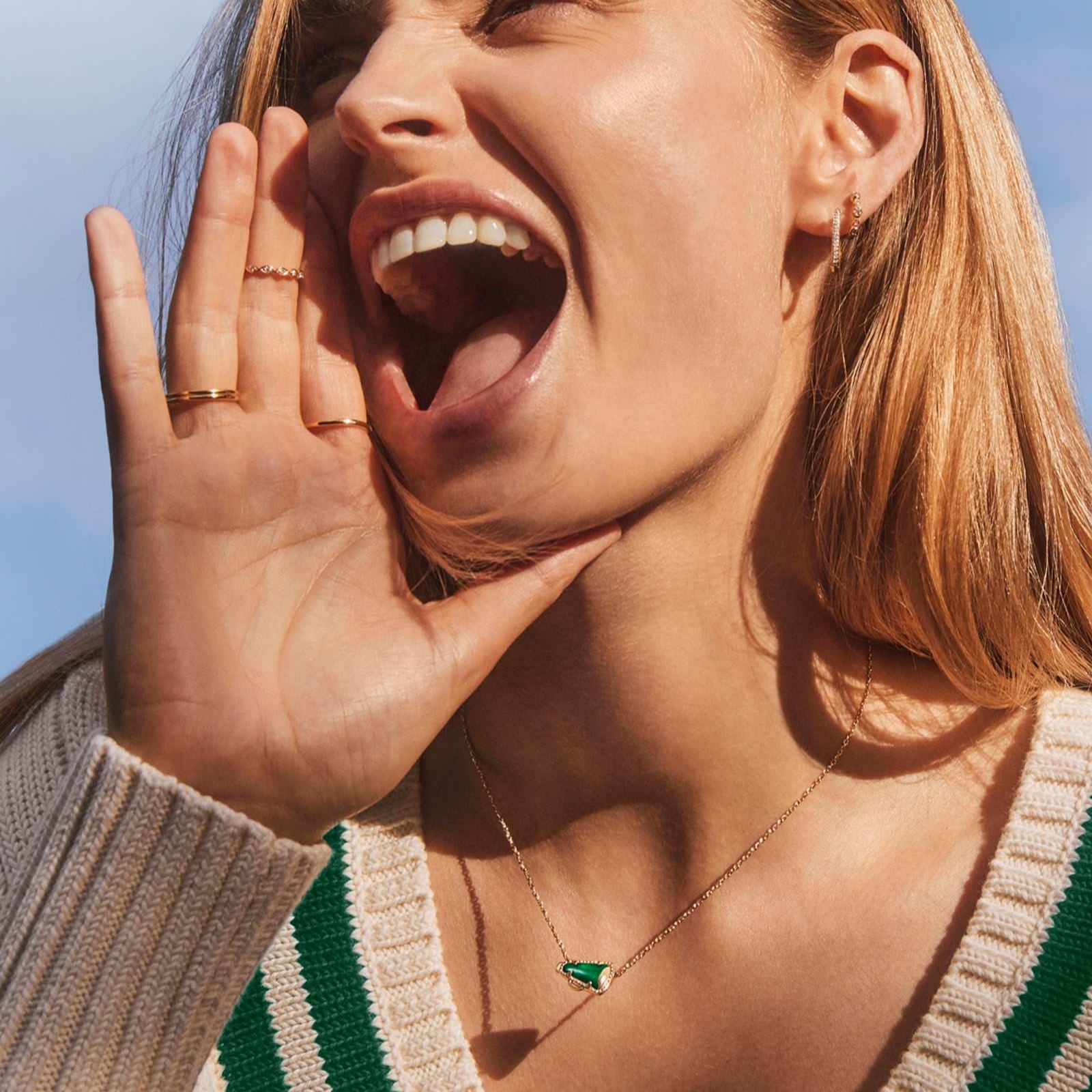 Cheer Necklace Cheerleading Necklace for Women