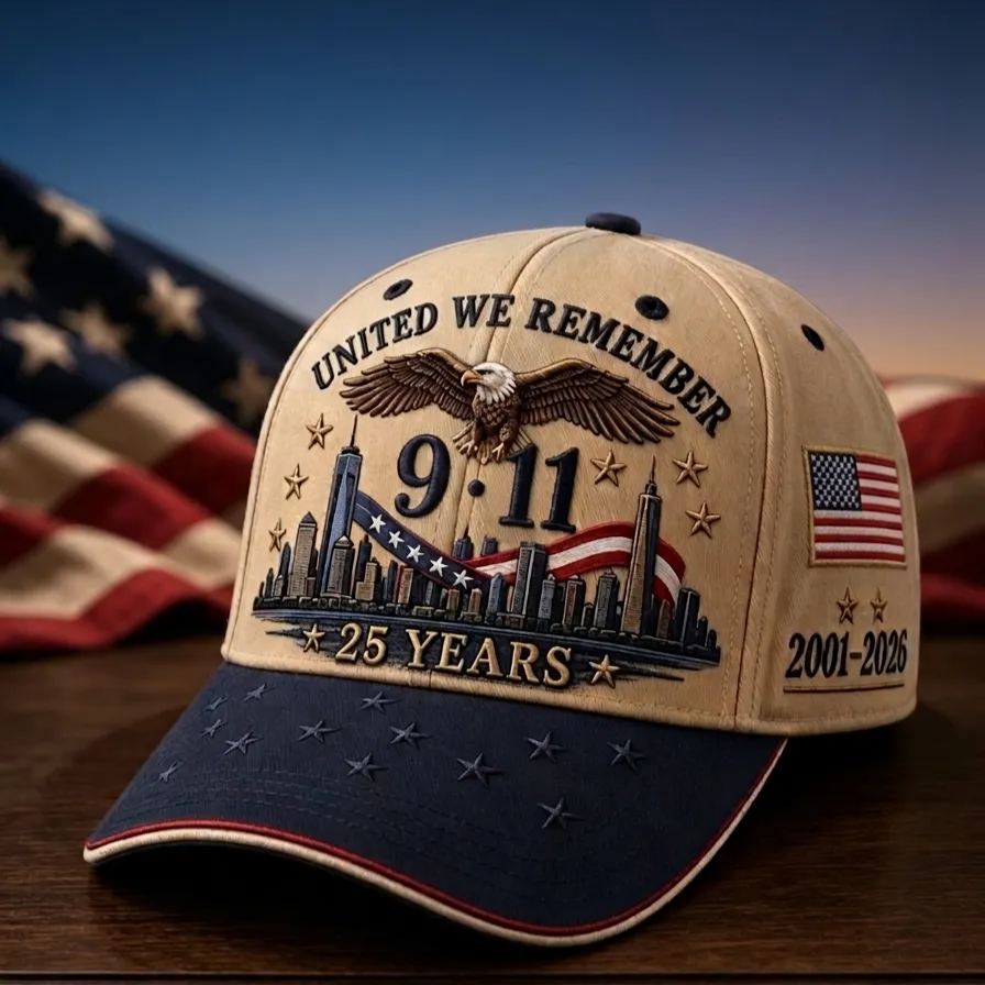Unisex Retro 9.11 Eagle Printing Hat