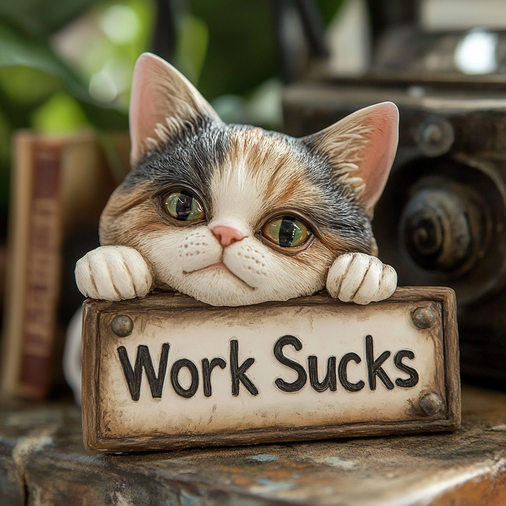 Working Cat Ornaments
