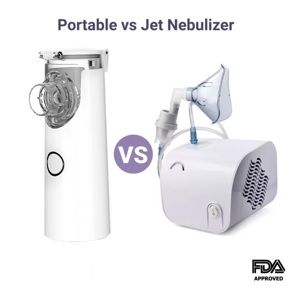 Portable mesh nebulizer