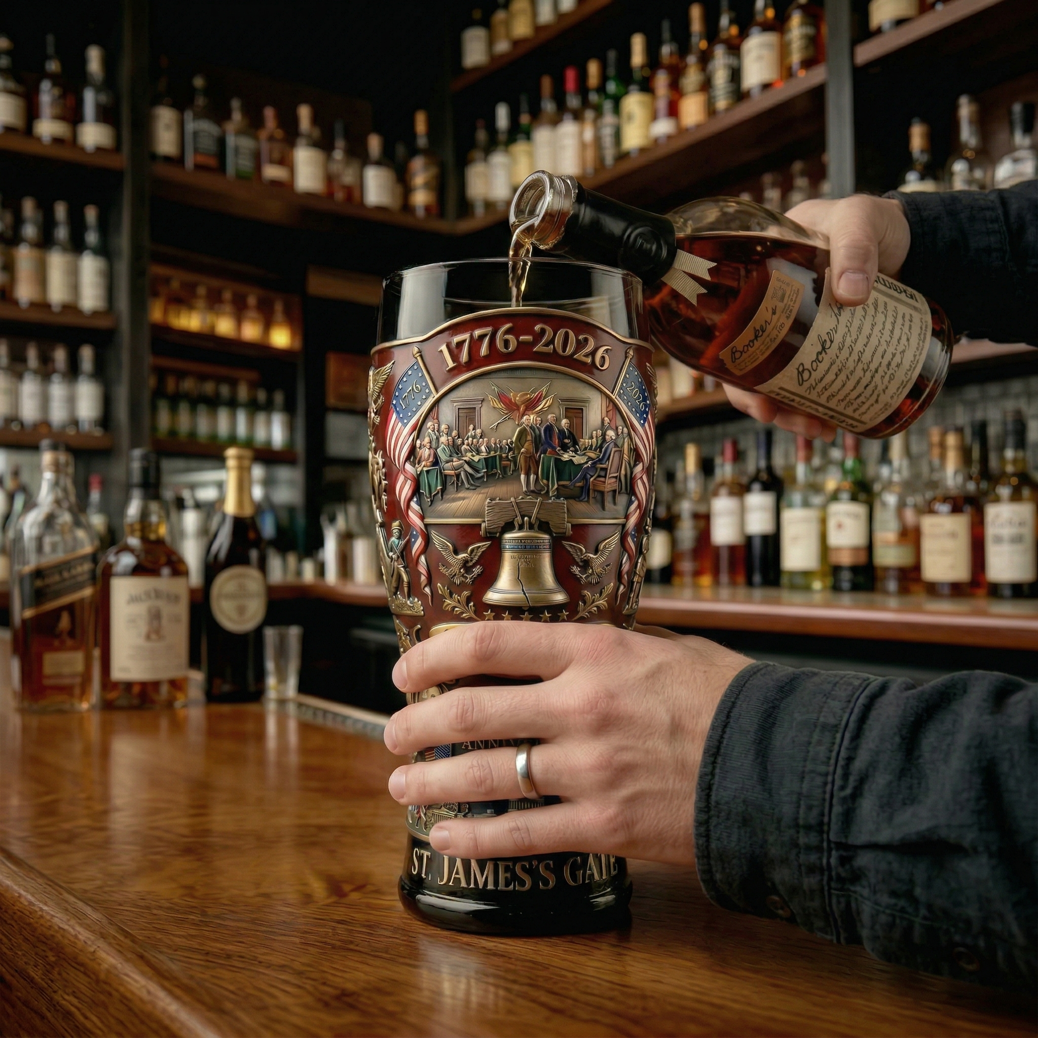 250th Anniversary Patriotic Beer Stein