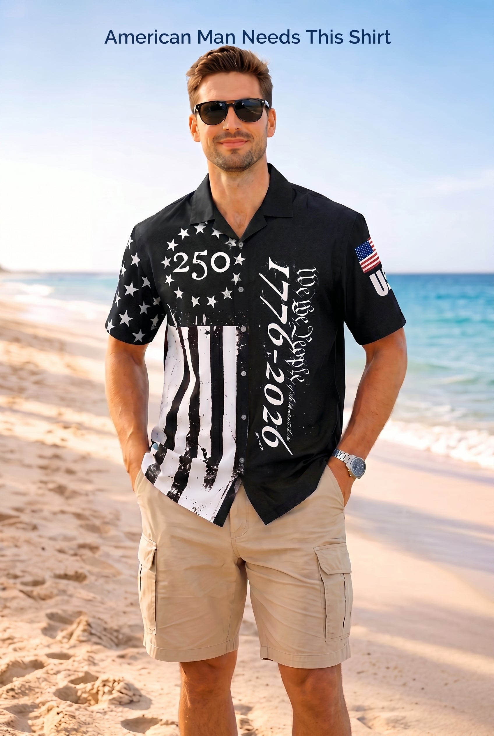🇺🇸 250th Anniversary "We The People" Hawaiian Shirt