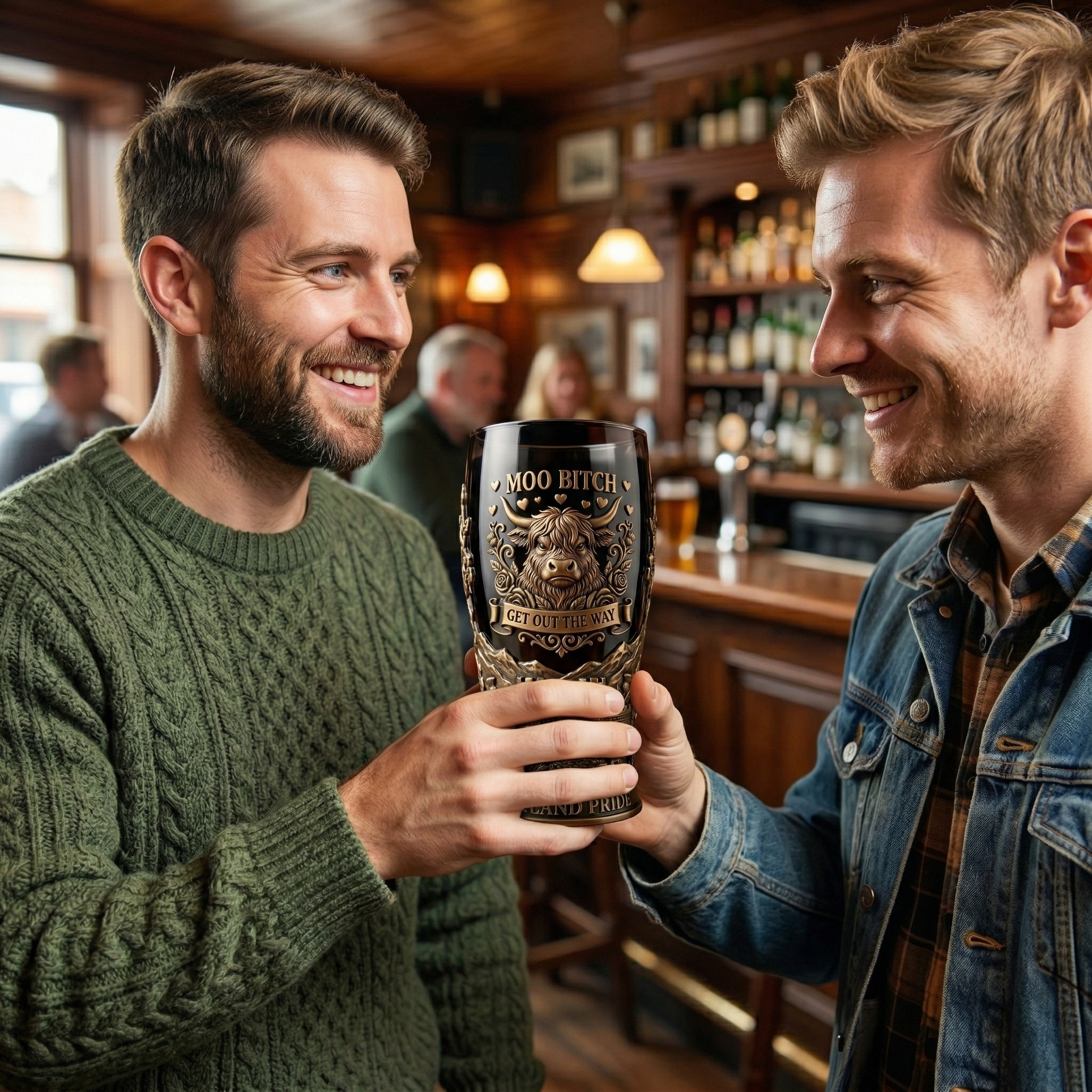 Highland Cow Beer Stein