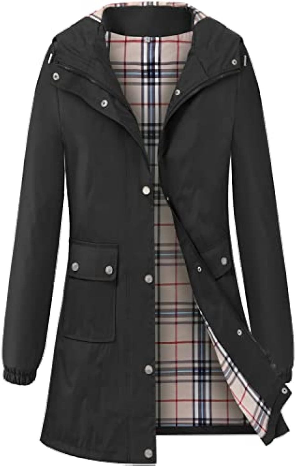 Women's Hooded Light Raincoat