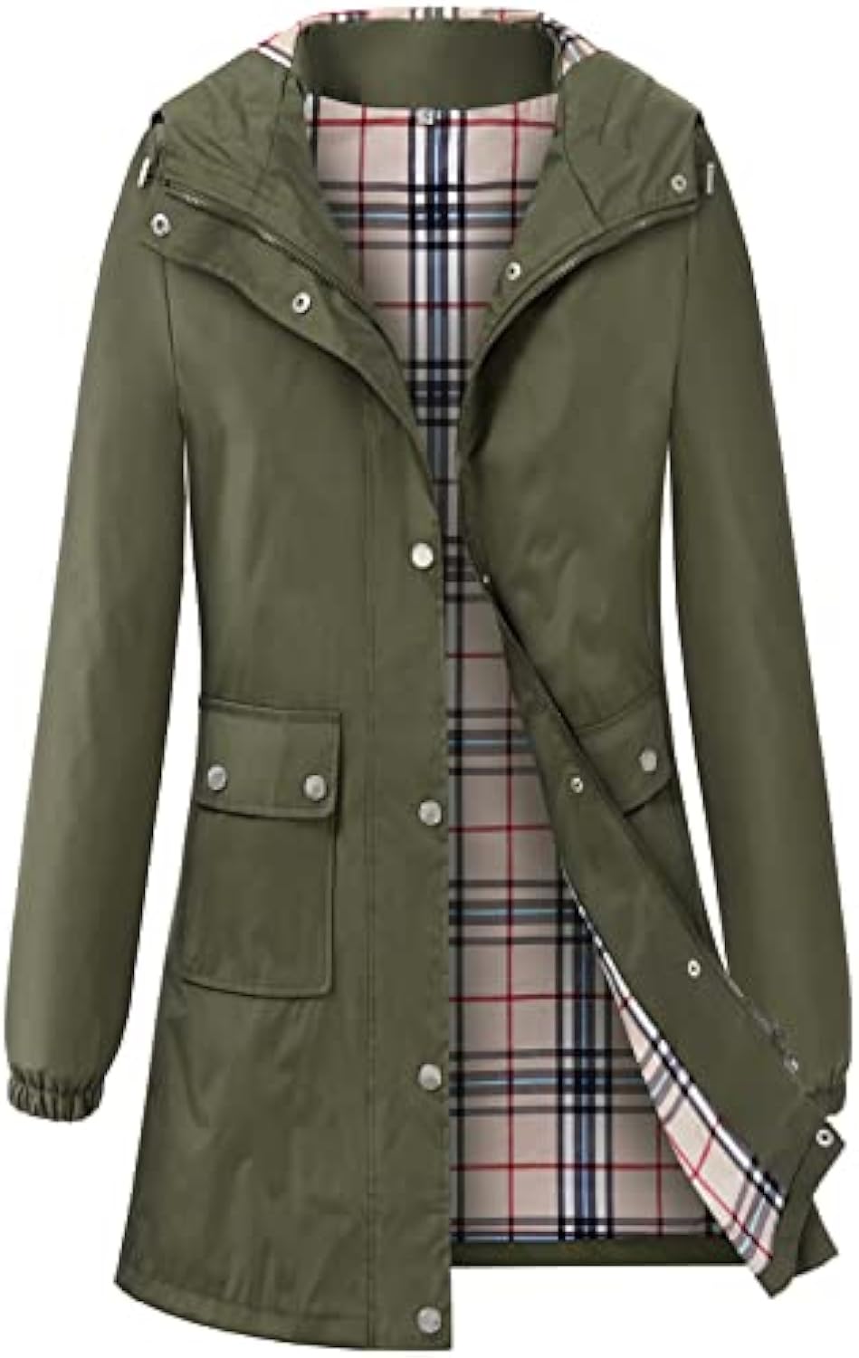 Women's Hooded Light Raincoat