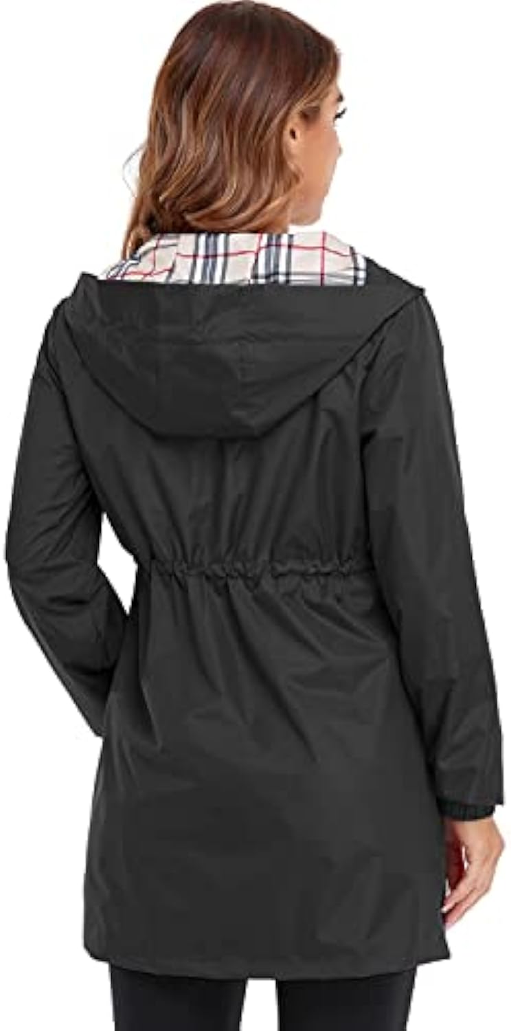 Women's Hooded Light Raincoat