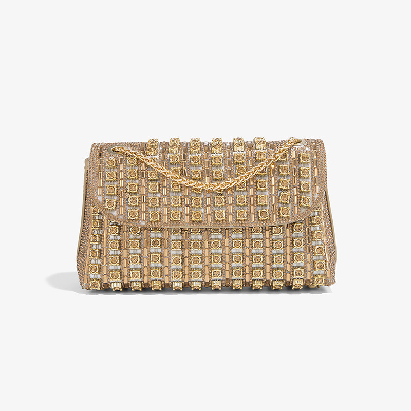Women's Rhinestone Decorated Evening Bag
