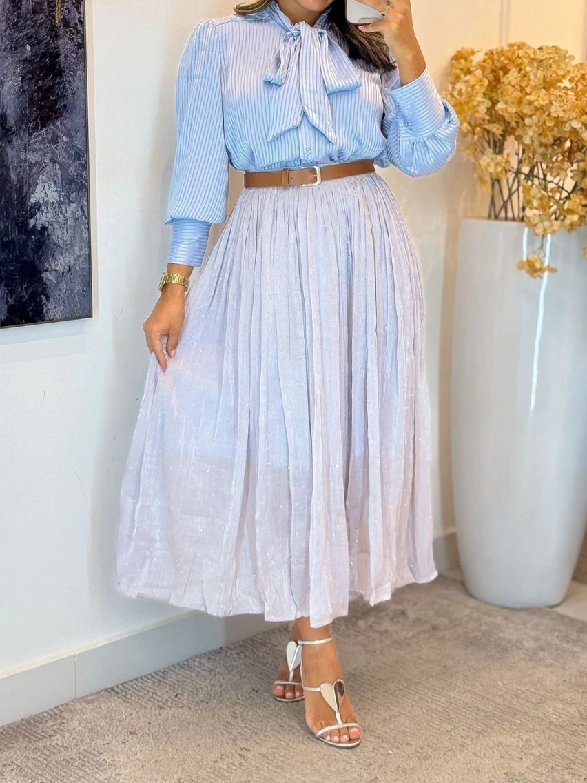 Shiny Muslin Skirt