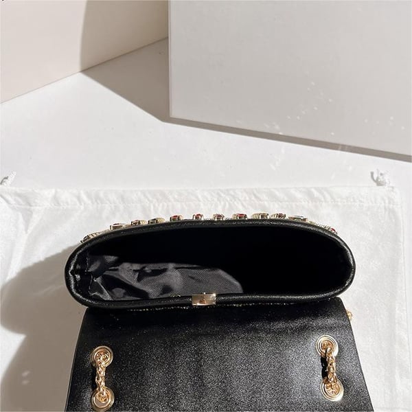 Women's Rhinestone Decorated Evening Bag