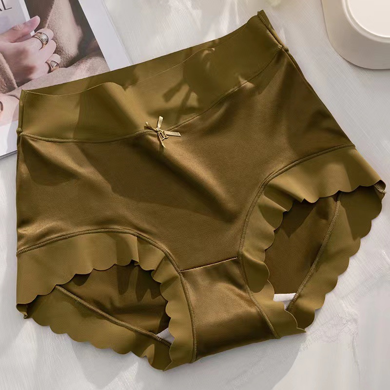 Premium Satin Antibacterial Ice Silk Moisture-absorbing Panties