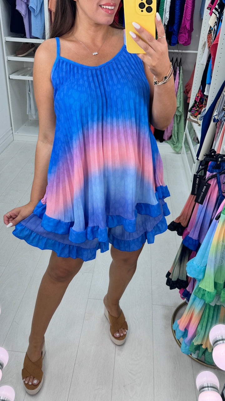 Pleated Ombre Co-Ord Set