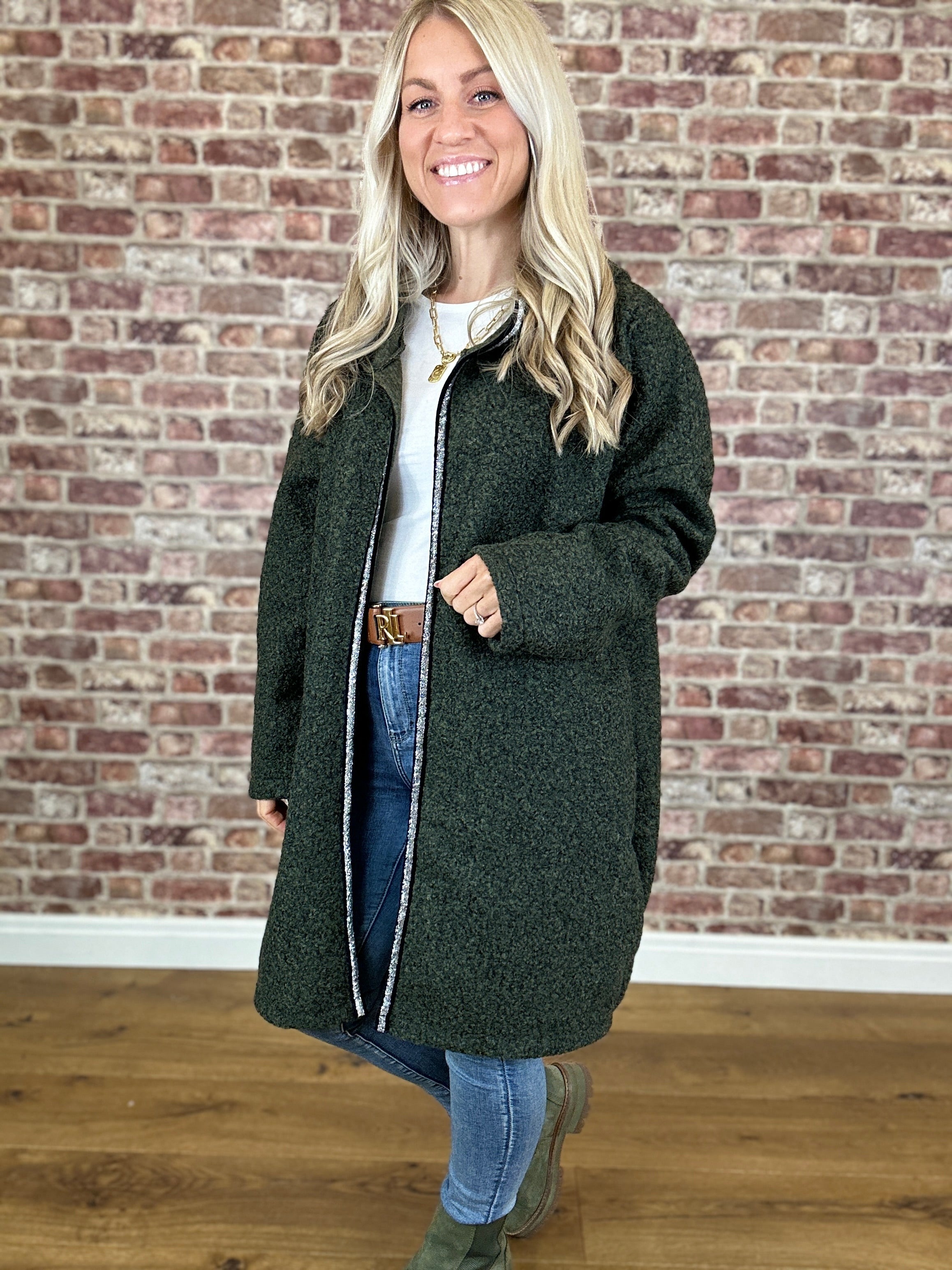 Long Sleeve Hooded Star Coat