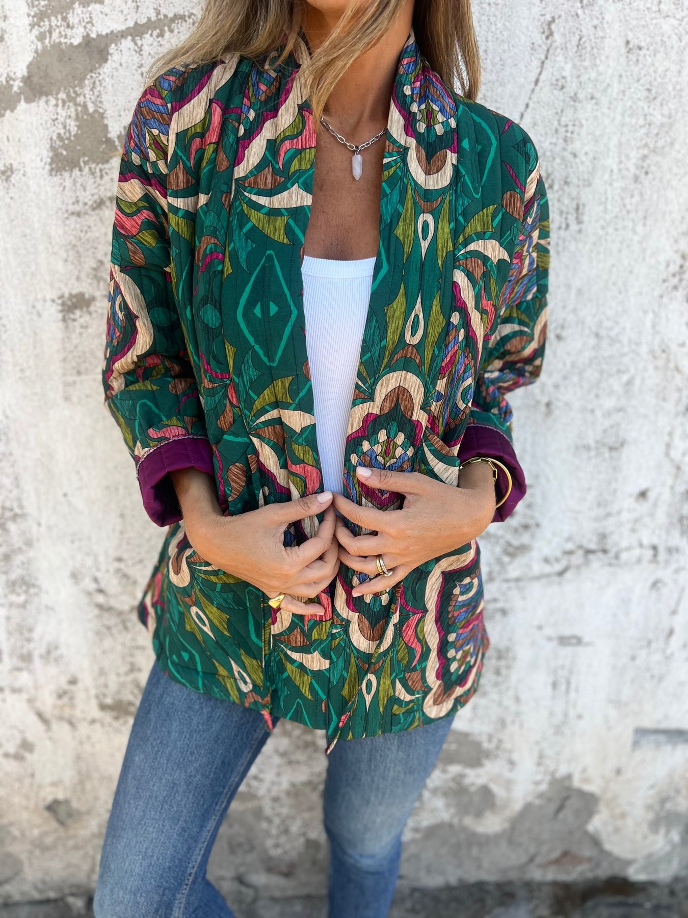 Colorful Printed Jacket