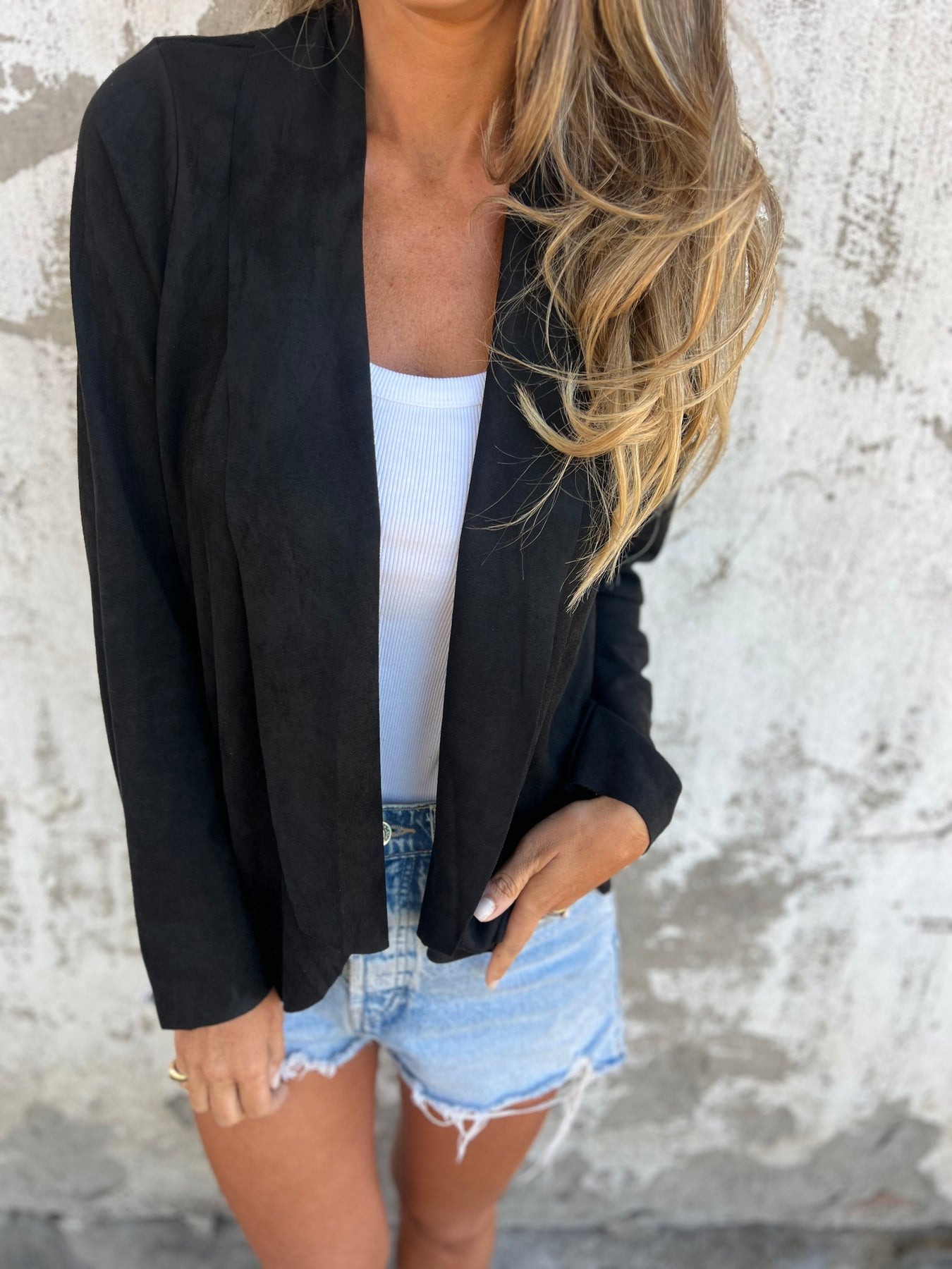 Comfortable Suede Coat