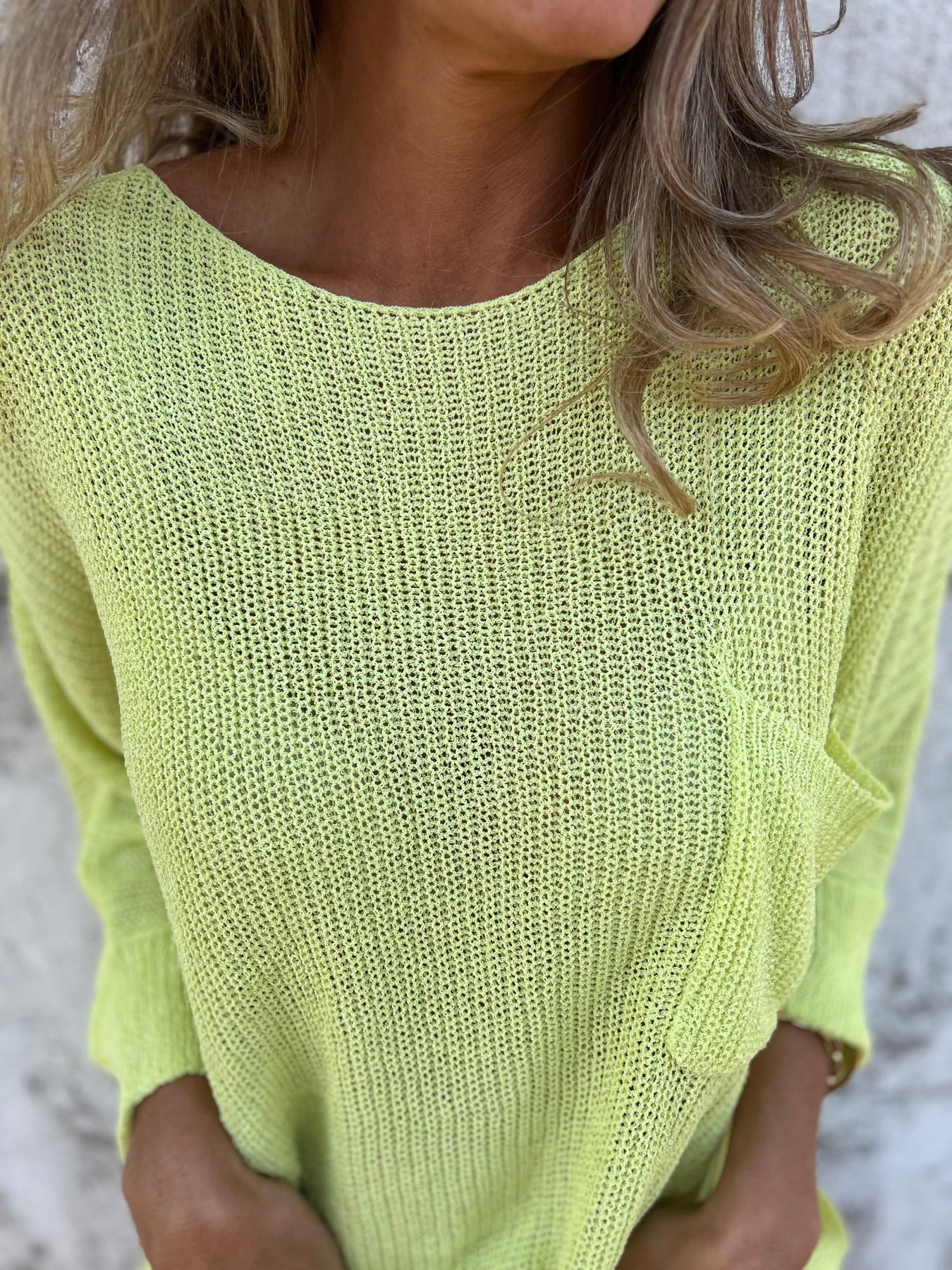 Knitted Loose Pocket Sweater