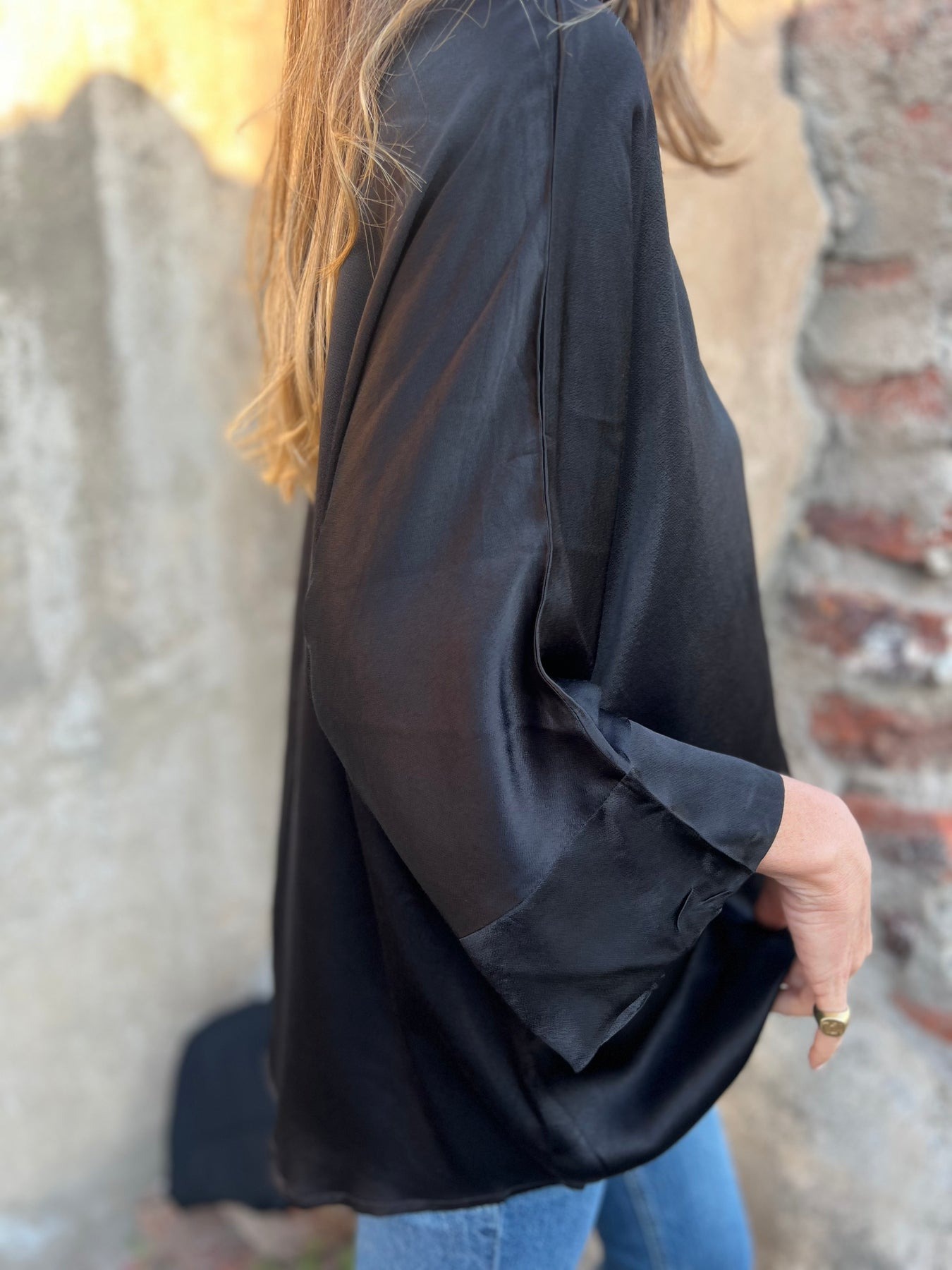 Smooth Silk Fiber Blouse