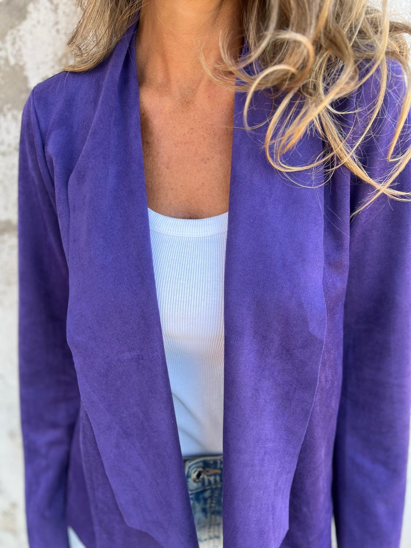 Comfortable Suede Coat