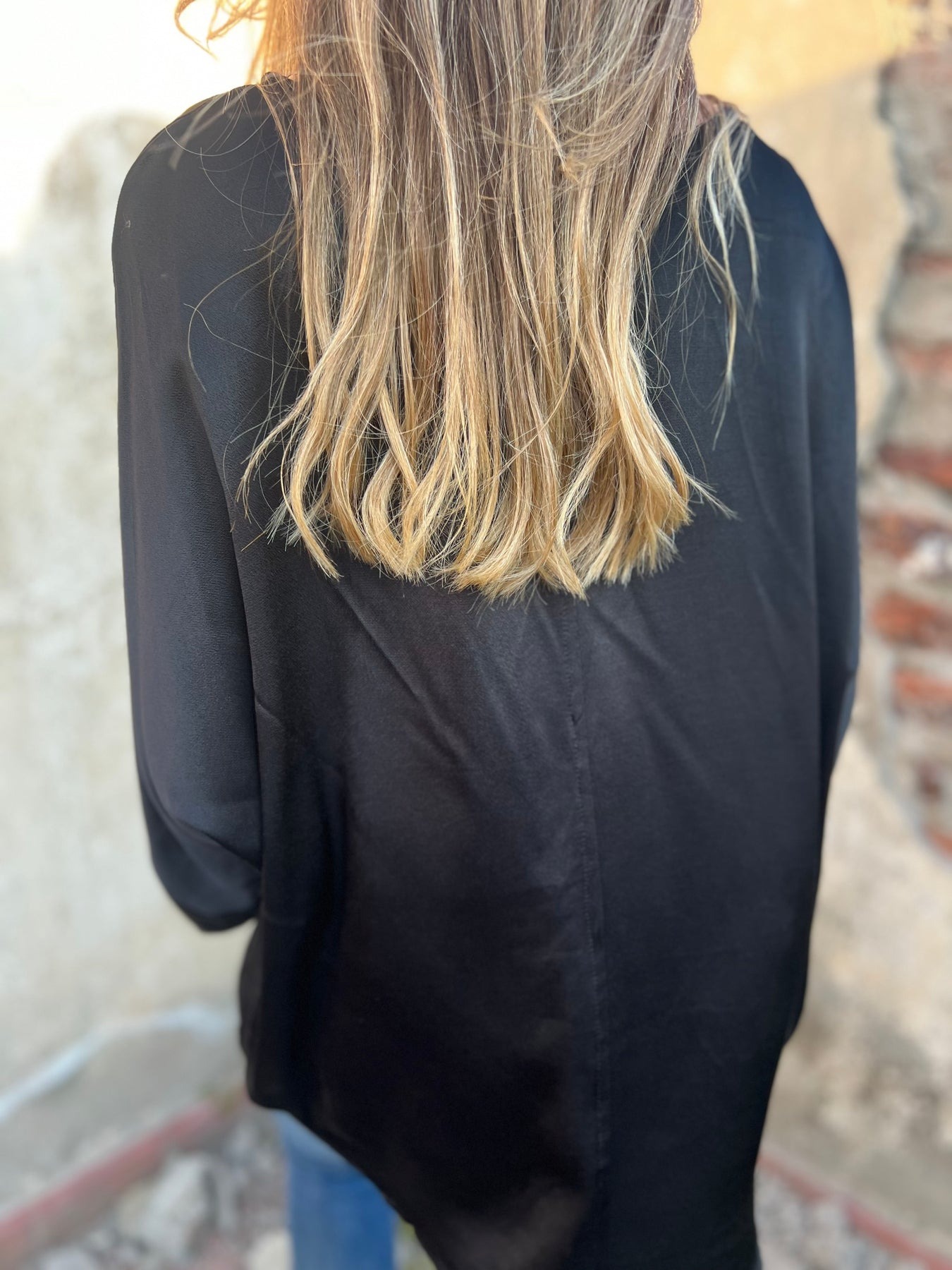 Smooth Silk Fiber Blouse