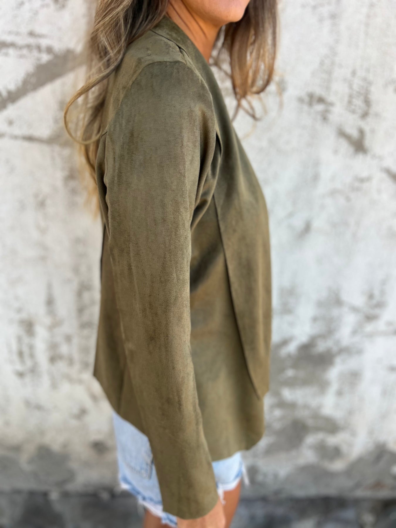 Comfortable Suede Coat