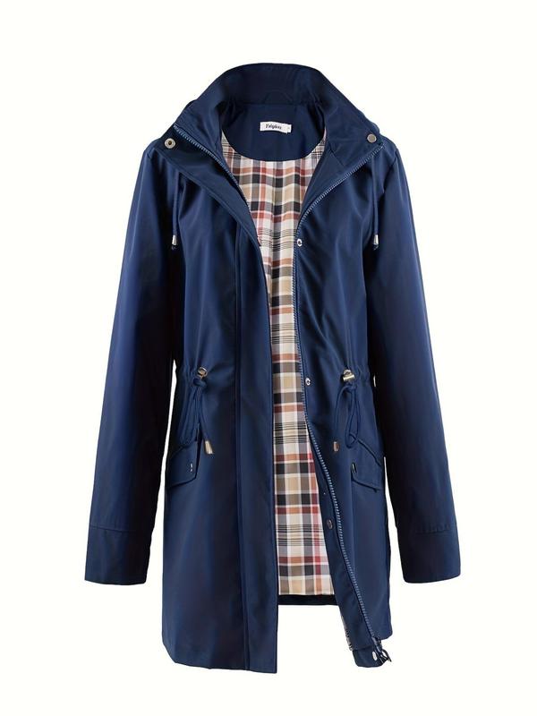 Women's Hooded Light Raincoat