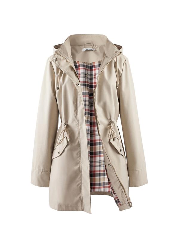 Women's Hooded Light Raincoat
