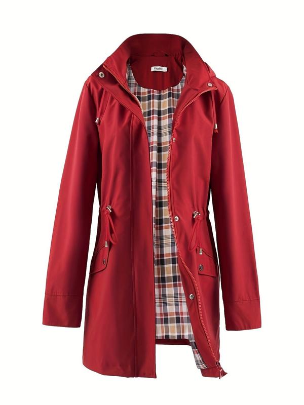 Women's Hooded Light Raincoat