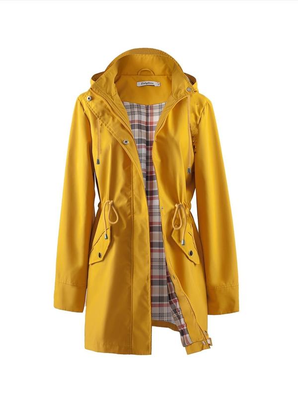 Women's Hooded Light Raincoat