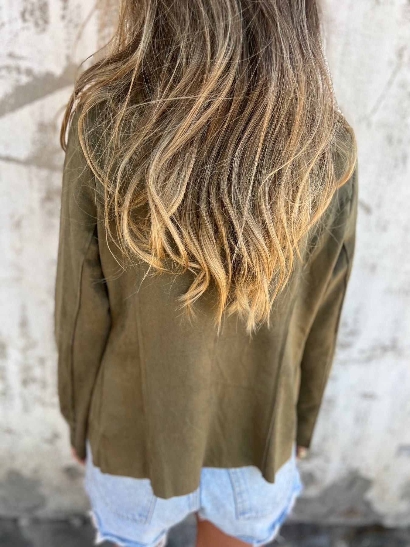 Comfortable Suede Coat