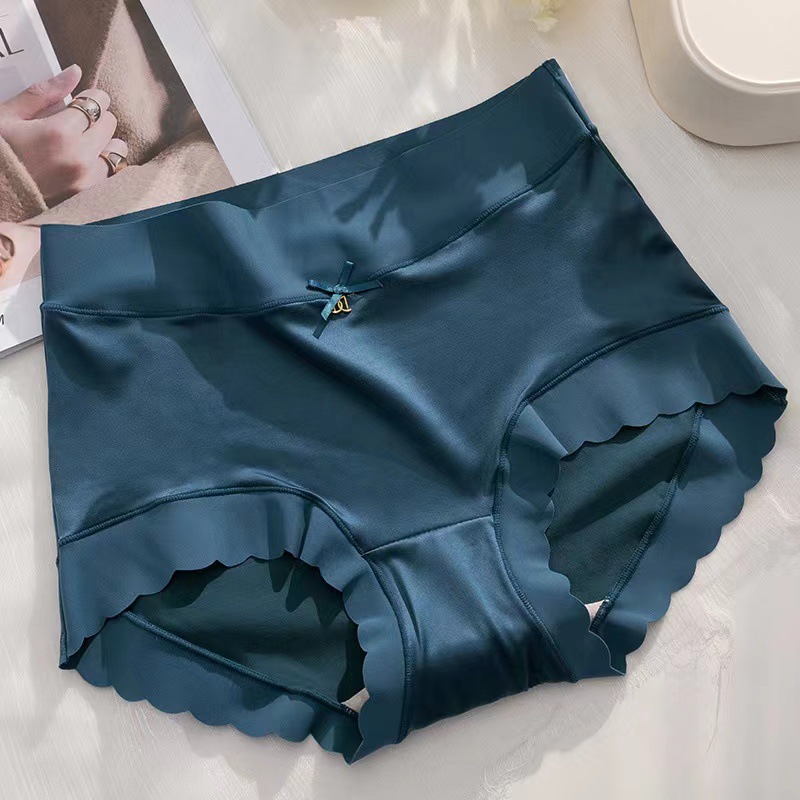 Premium Satin Antibacterial Ice Silk Moisture-absorbing Panties
