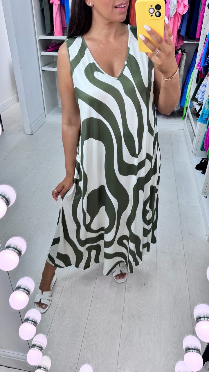 Stretch Slinky Maxi Dress