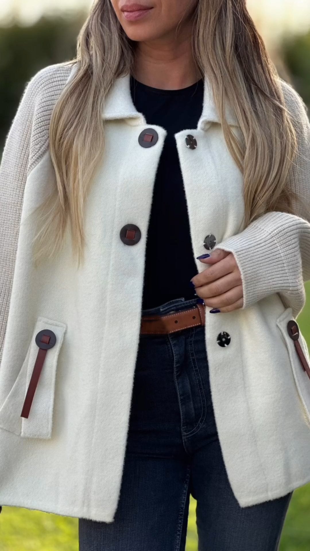 Long Sleeve Patchwork Jacket