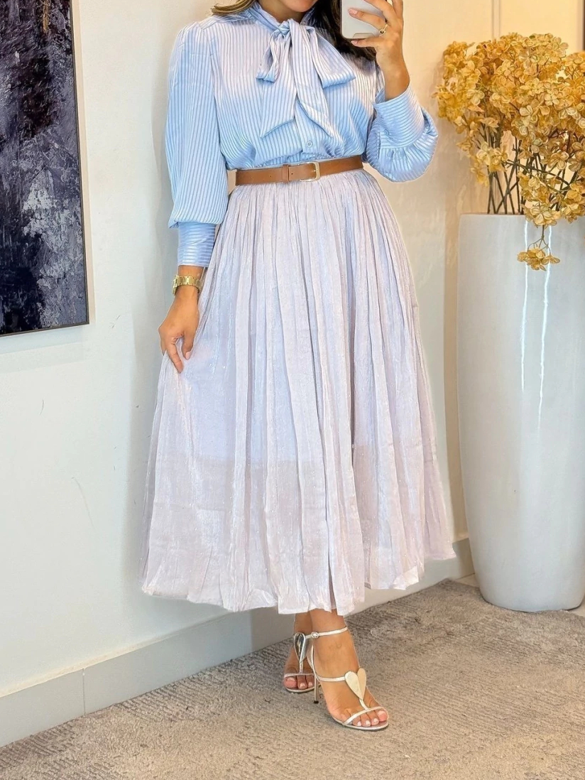 Shiny Muslin Skirt