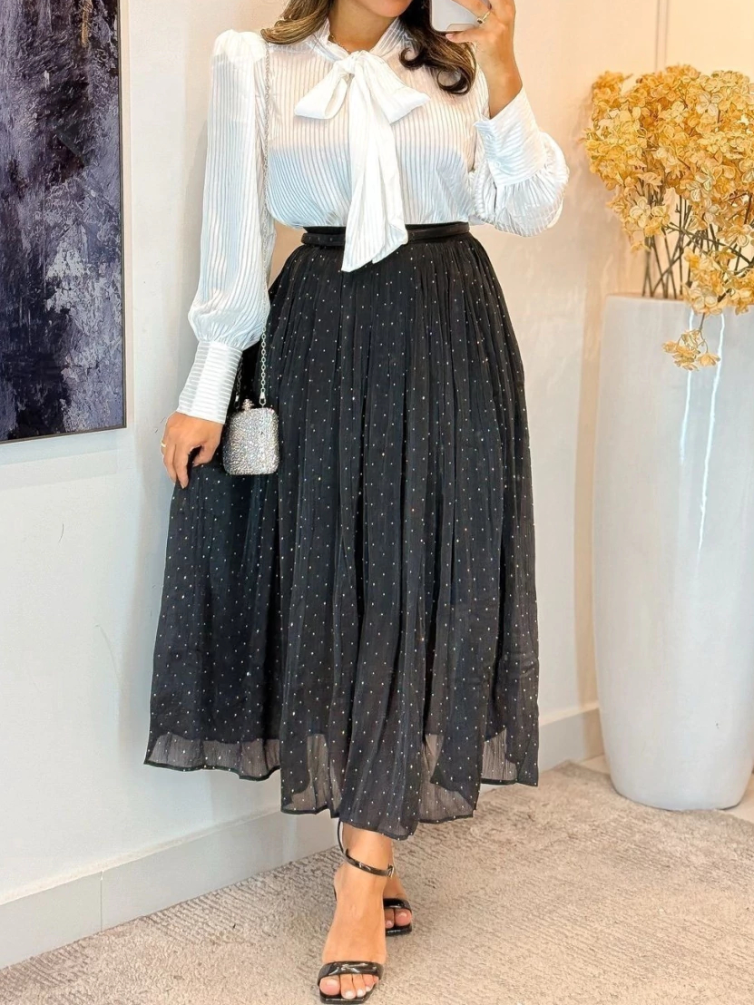 Shiny Muslin Skirt